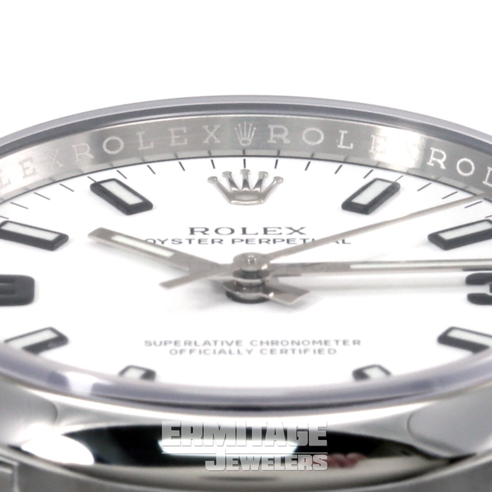 Steel on Oyster Rolex Oyster Perpetual 114200 34 mm